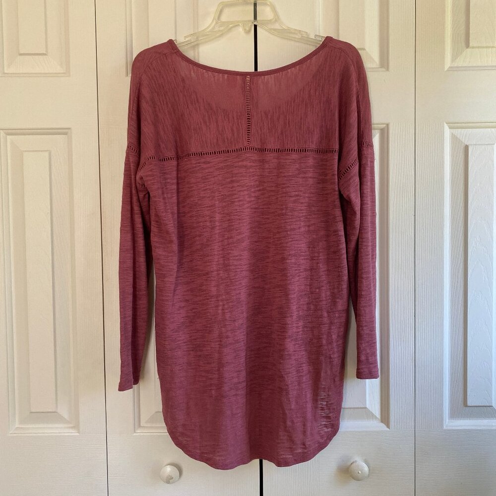 🌼 🌻 🌸 Lucy & Laurel Mauve Tunic Top – Like New – Sz S - Picture 9 of 12
